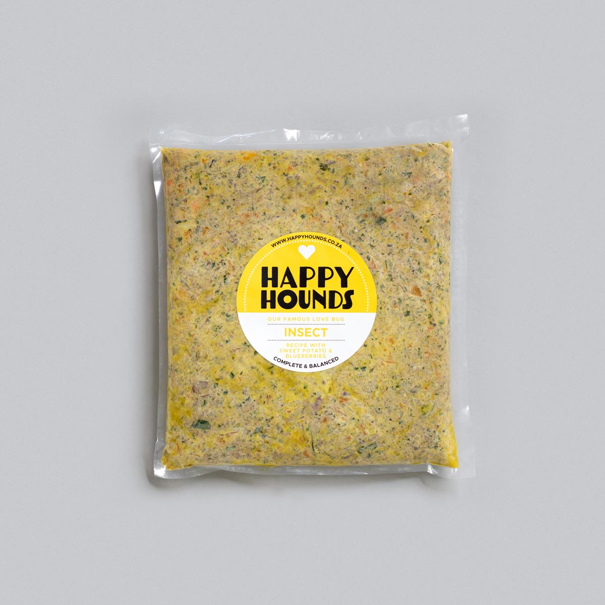 Love Bug with Sweet Potato and Blueberries