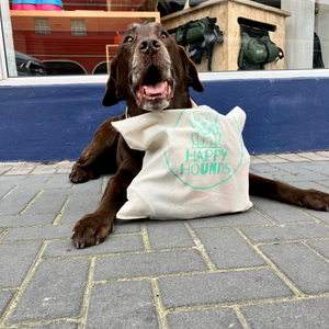 Happy Hounds Cotton Tote Bag